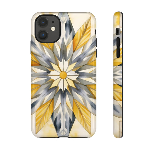 Sunshine Bloom Mosaic - Impact Resistant Phone Case iPhone 11 Glossy